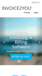Mobile Screenshot of invoice2you.com